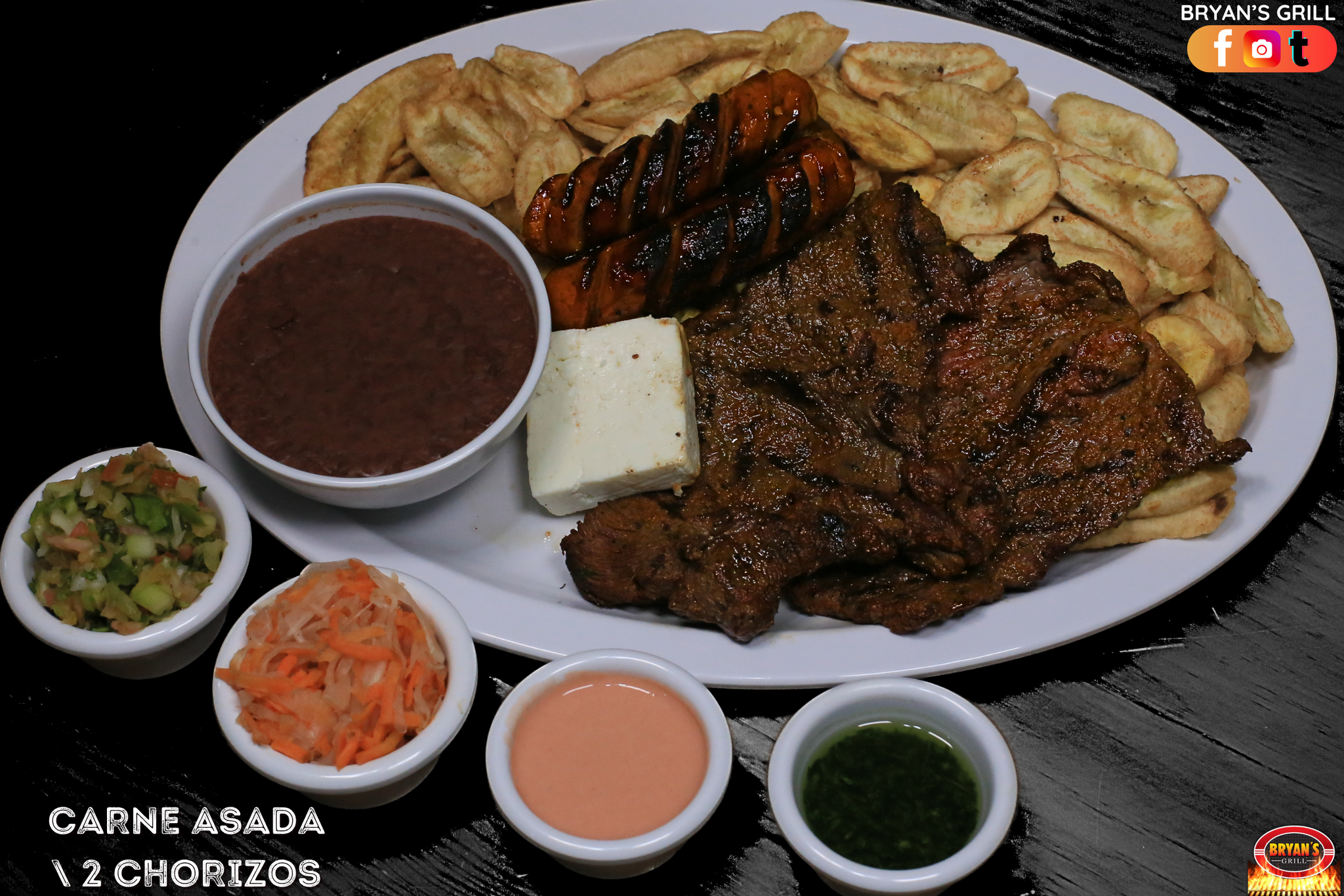PLATO MIXTO DE CARNE ASADA Y 2 CHORIZOS_0