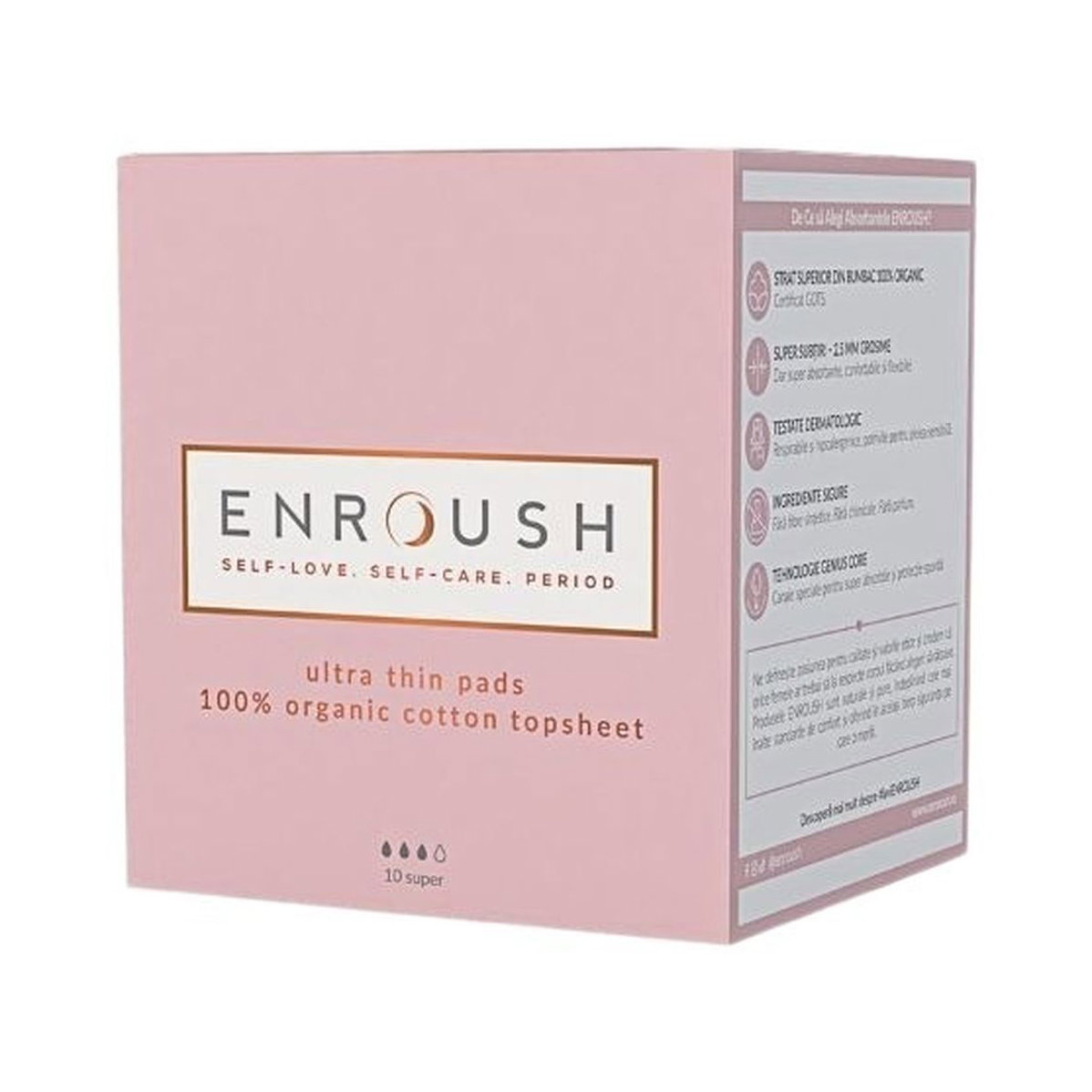 Enroush Organic Pads Super 10pcs_0