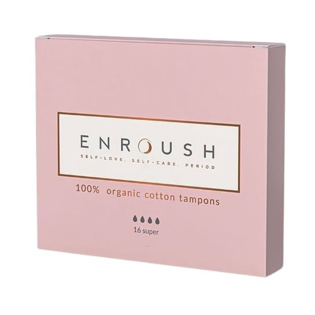 Enroush Organic Tampons Super 16pcs