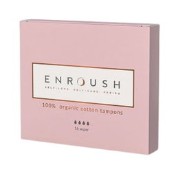 Enroush Organic Tampons Super 16pcs