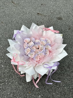 19 Stalk Awakening Soap Rose Bouquet  