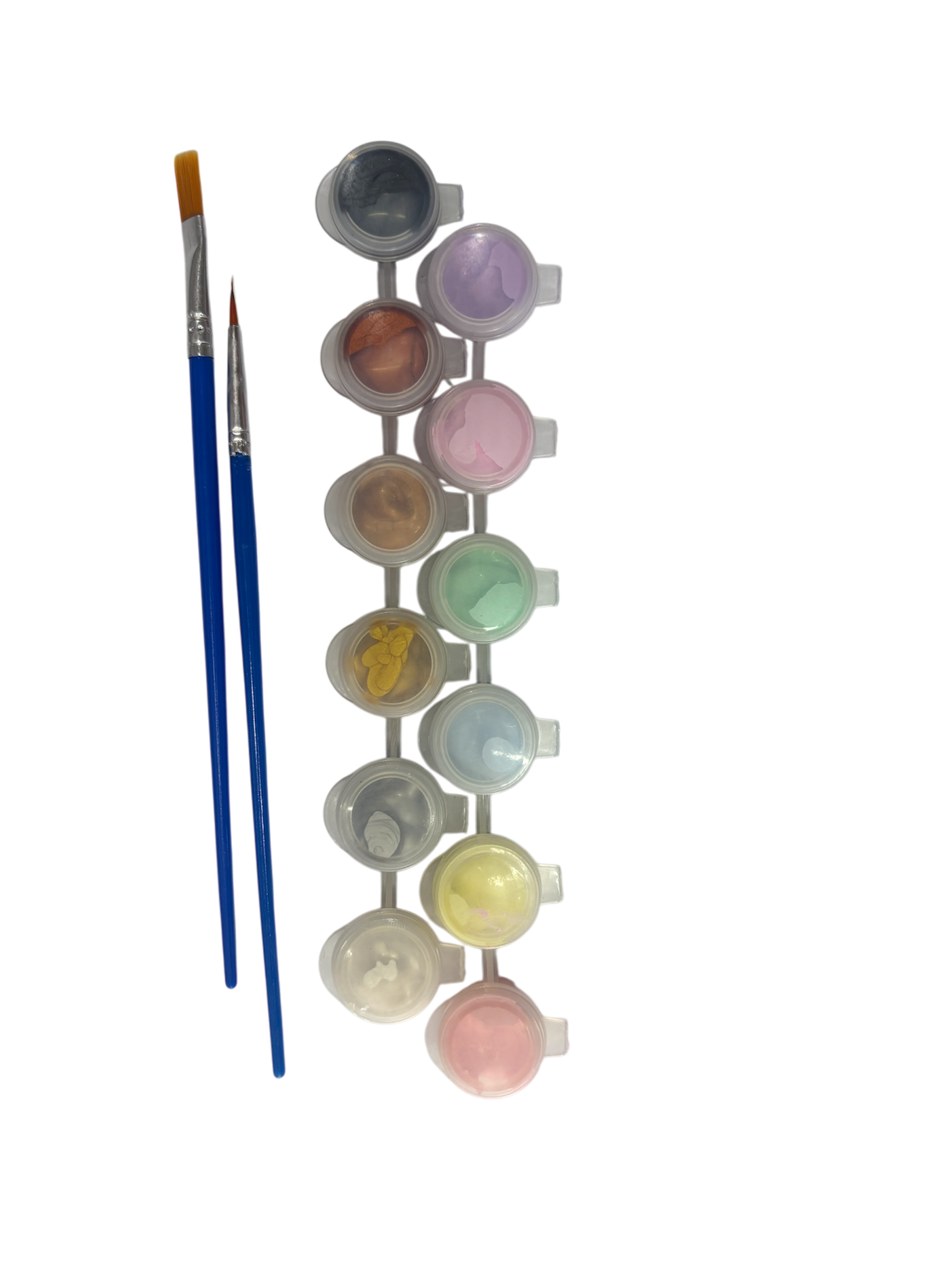 12-Colour 5ML Acrylic Paint Set - Metallic & Pastel_1