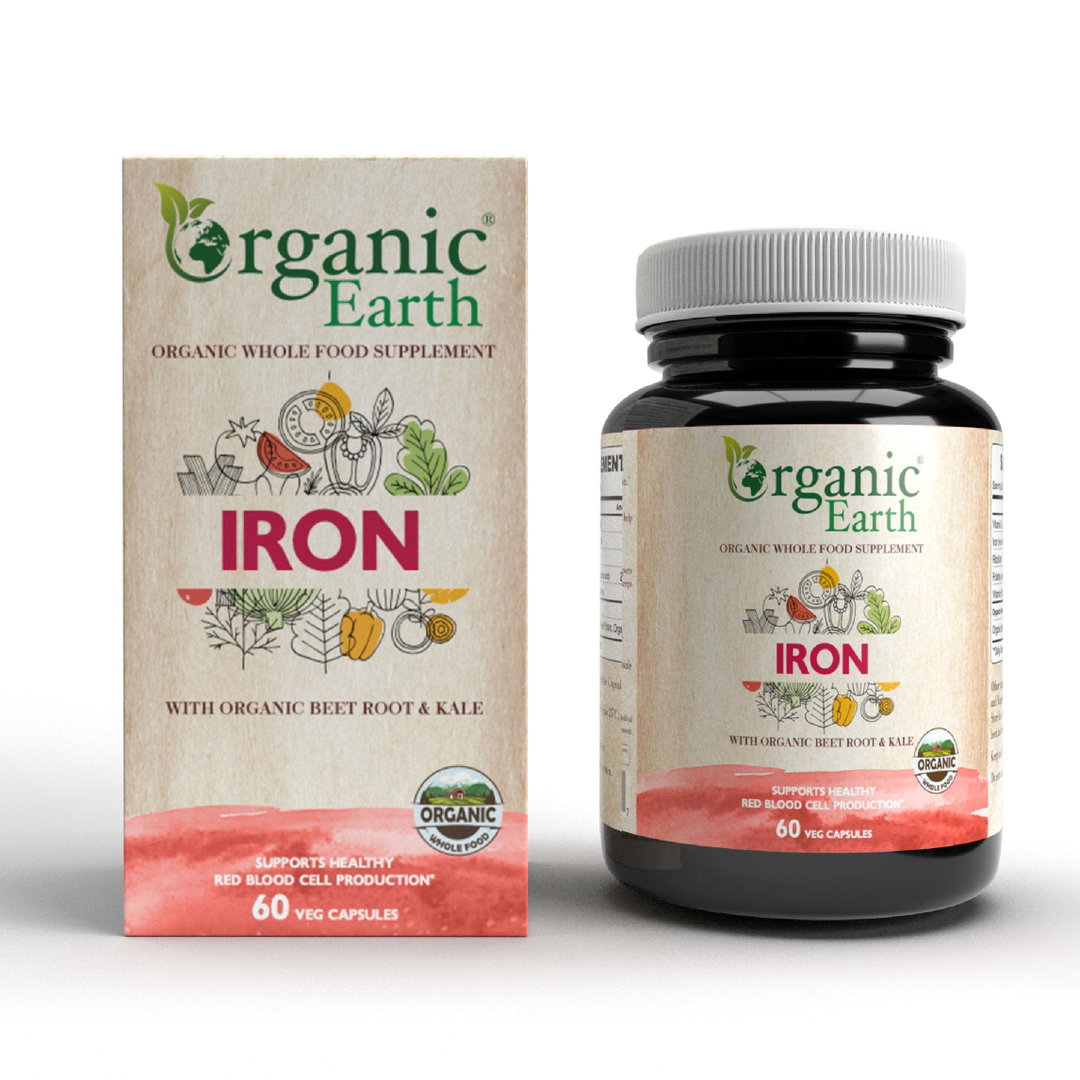 Organic Earth Iron 60 Capsules