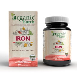 Organic Earth Iron 60 Capsules