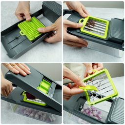 Mandoline 16 en 1 trancheuse de légumes et de fruits