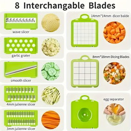 Mandoline 16 en 1 trancheuse de légumes et de fruits