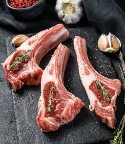 Organic Lamb Rack with Garlic & Rosemary
