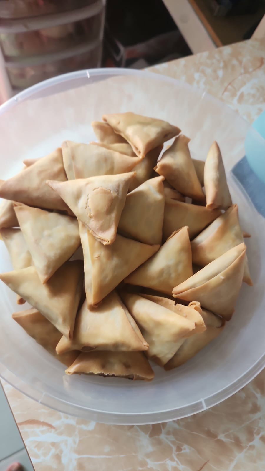 Fried Vegeterian Samosa