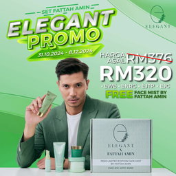 SET FATTAH AMIN ELEGANT FACE MIST FATTAH AMIN JEJU CLEANSER PENCUCI MUKA 100ML NIGHT RECOVERY CREAM HYDRATION MOISTURIZER (NEW LOOK) JEJU GREEN VITA Toner Sunscreen Whitening Emulsion rm320