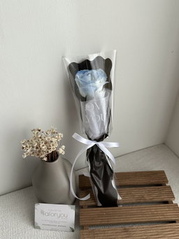 (1R001) 1 Stalk Soap Rose Bouquet 