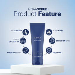 Ainaa Honey Oat Scrub Mask