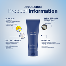 Ainaa Honey Oat Scrub Mask