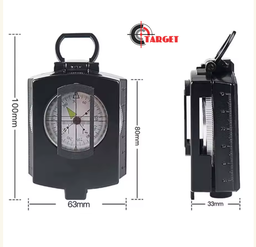 Tactical Compass Waterproof / Hiking / Scouting / Camping 