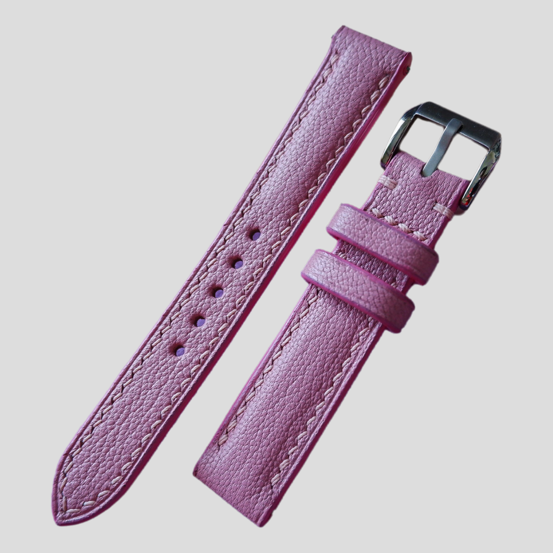 French Goatskin (Chèvre) Watch Straps - 10 colors