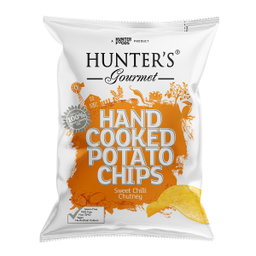 Hunter's Gourmet Hand Cooked Potato Chips Sweet Chilli Chutney 125G