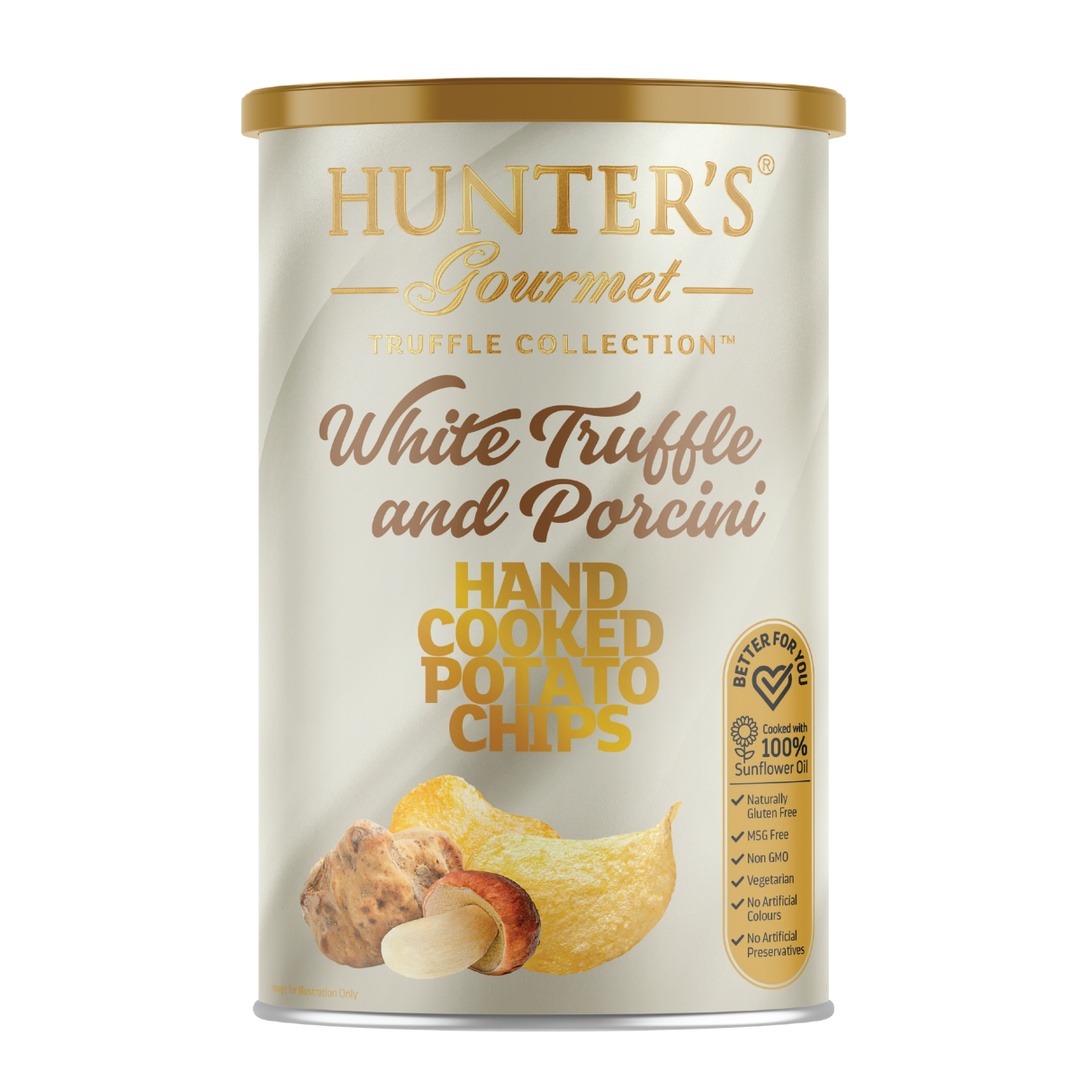 Hunter's Gourmet Hand Cooked Potato Chips White Truffle 150G