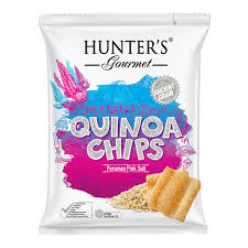Hunter's Gourmet Quinoa Chips Peruvian Pink Salt 75G