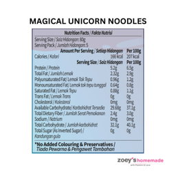 Zoey Magical Unicorn Noodles (400g)