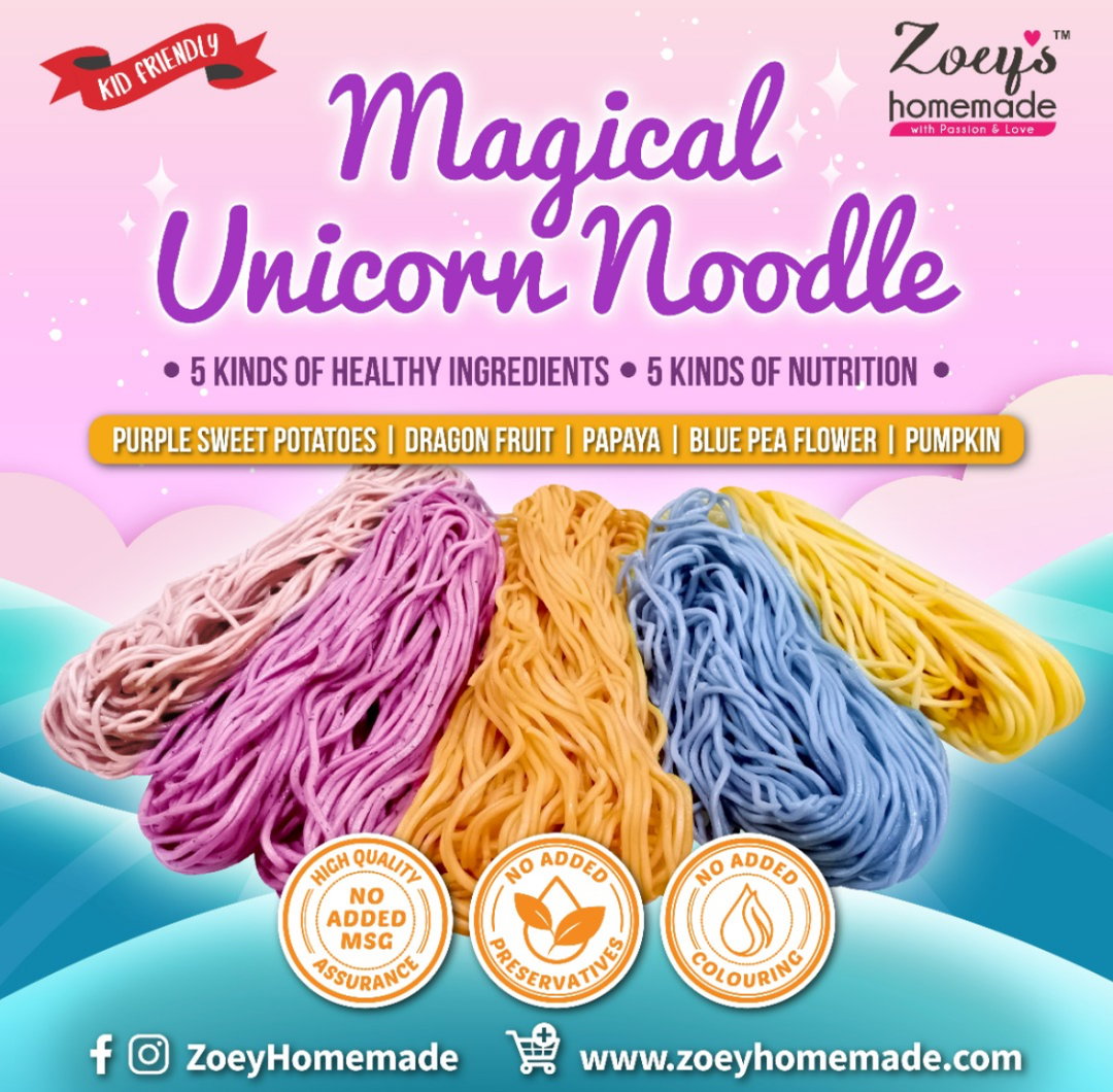 Zoey Magical Unicorn Noodles (400g)