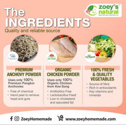 Zoey Organic Chicken Powder (No Added Salt)