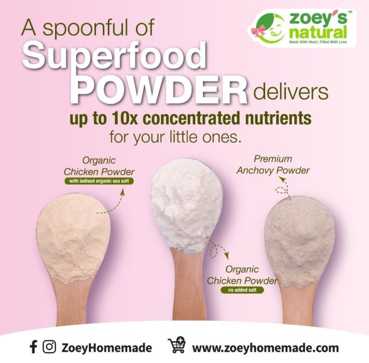 Zoey Organic Chicken Powder (No Added Salt)_2