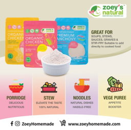 Zoey Organic Chicken Powder (No Added Salt)