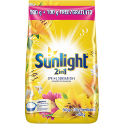 Sunlight Washing Powder Spring Sensation Yellow Colour 500g-2kg