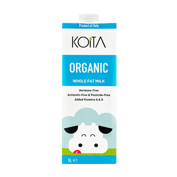 Koita Organic Whole Milk 1L