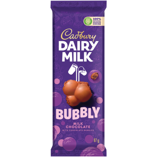 CadBury Dairy Milk Bubbly All Flavour 87g_2