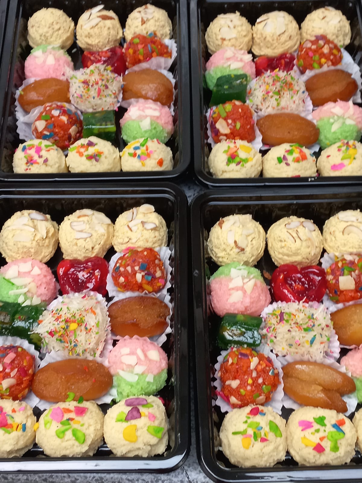 Mini Scoops Sweetmeat (Mithai) mixed tray_0