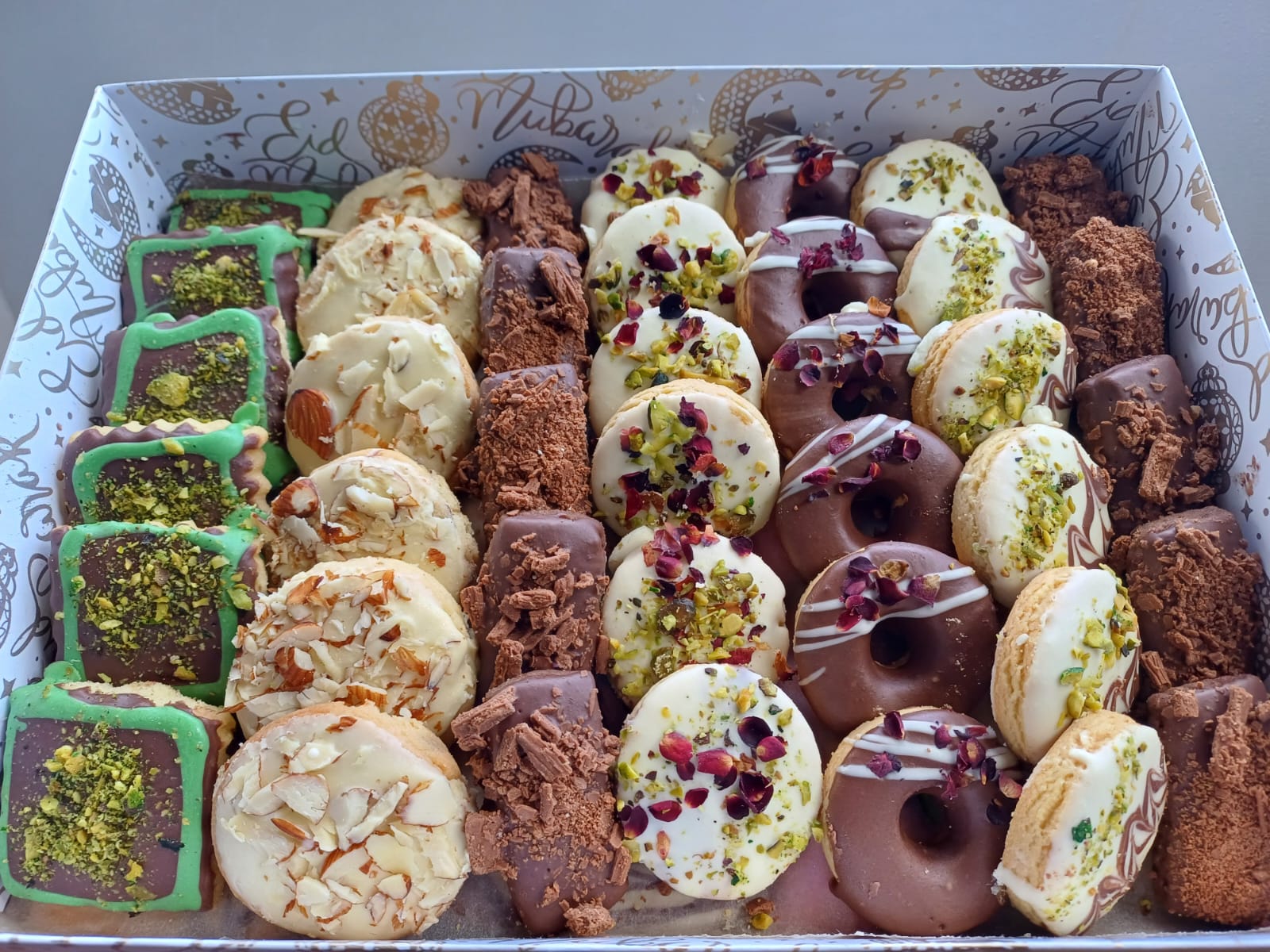 Biscuit Boxes 2kg, Eid Mubarak printed boxes_0