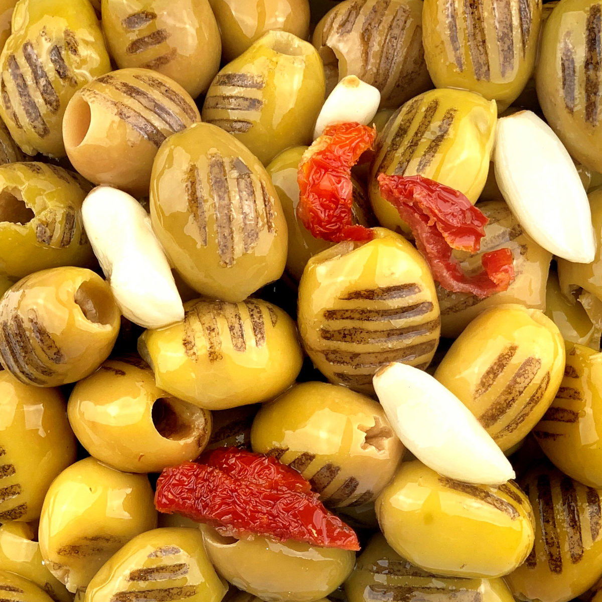 Grilled Green Olives 500g_0