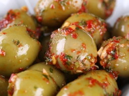 Chili Green Olives 500g
