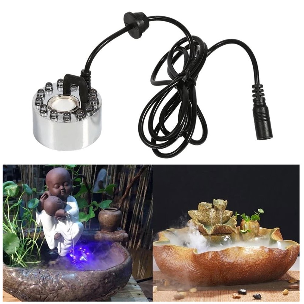 SOBO Mist Maker Aquarium Fogger 12 LED Ultrasonic Atomizer super big mist machine humidifier diffuser_3