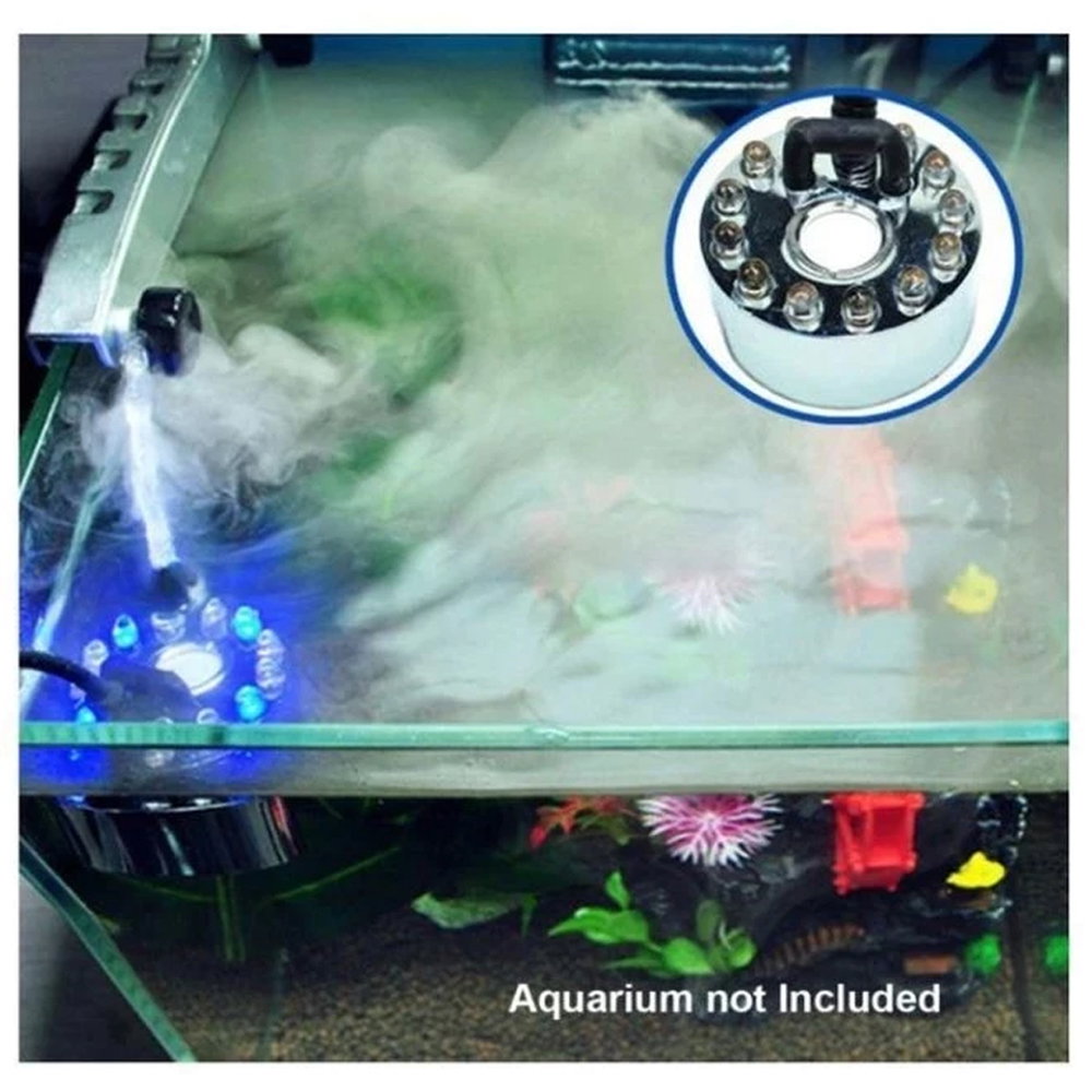 SOBO Mist Maker Aquarium Fogger 12 LED Ultrasonic Atomizer super big mist machine humidifier diffuser_2