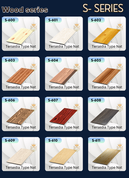 Plafon PVC Hot Stamping Wood Series