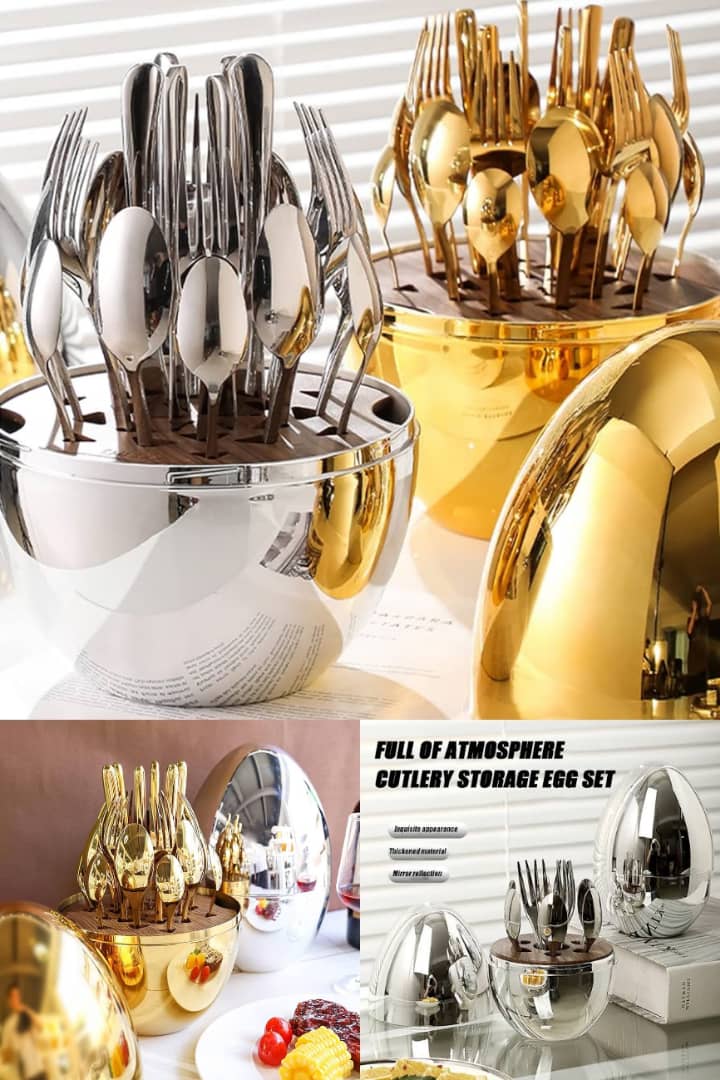 Egg shell cutlery organizer _0