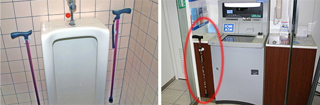 Cane Holder Attach to Wall & Table_1