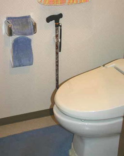 Cane Holder Attach to Wall & Table