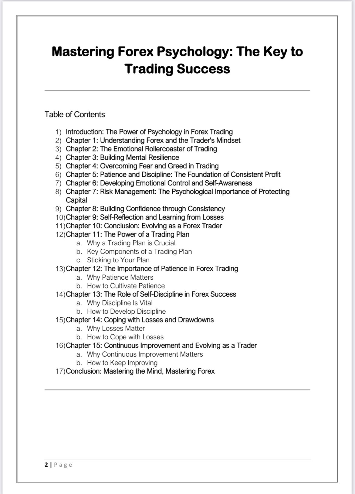 Traders Mindset ,Master Trading Psychology _1