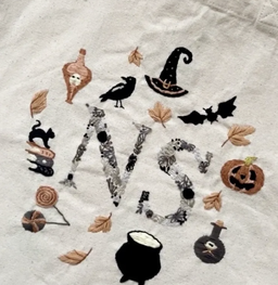 Embroidered totebag