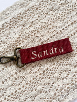 Embroidered Keychain