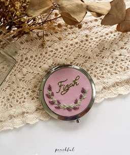 Embroidered Pocket Mirror