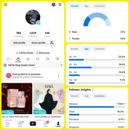 Acc TikTok 1K