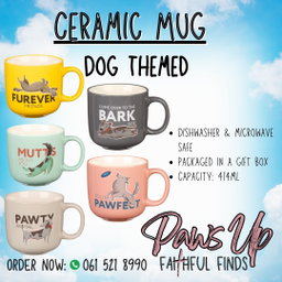 Ceramic Mugs (Pet Themed)