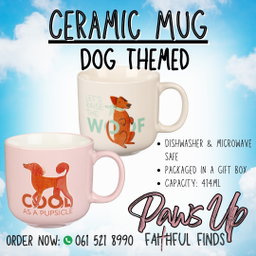 Ceramic Mugs (Pet Themed)