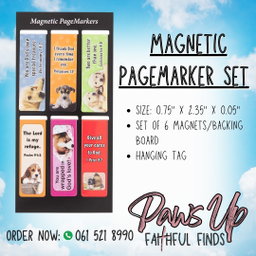 Magnetic Pagemarks Set (Pet Themed)