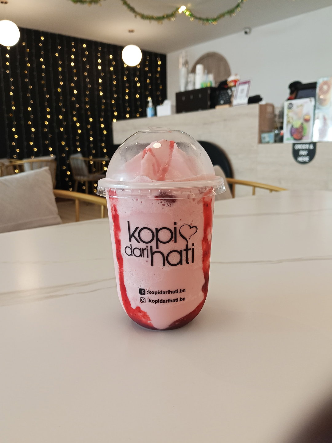 Strawberry Ice Blended