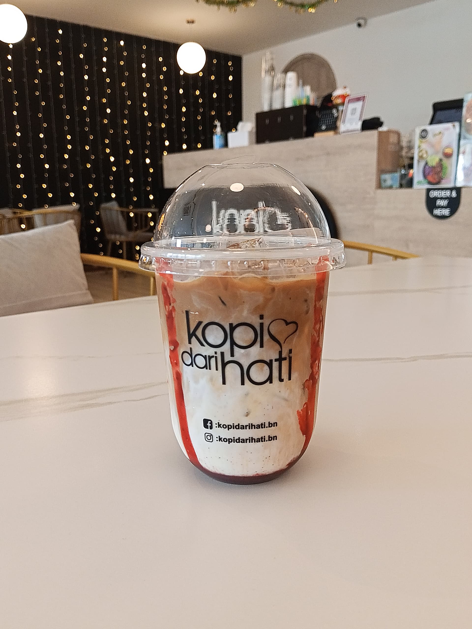 Strawberry Coffee Latte_0