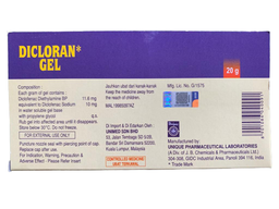 DICLORAN Gel for Muscle Pain Relief Ubat Sakit Urat 20g rm8.90